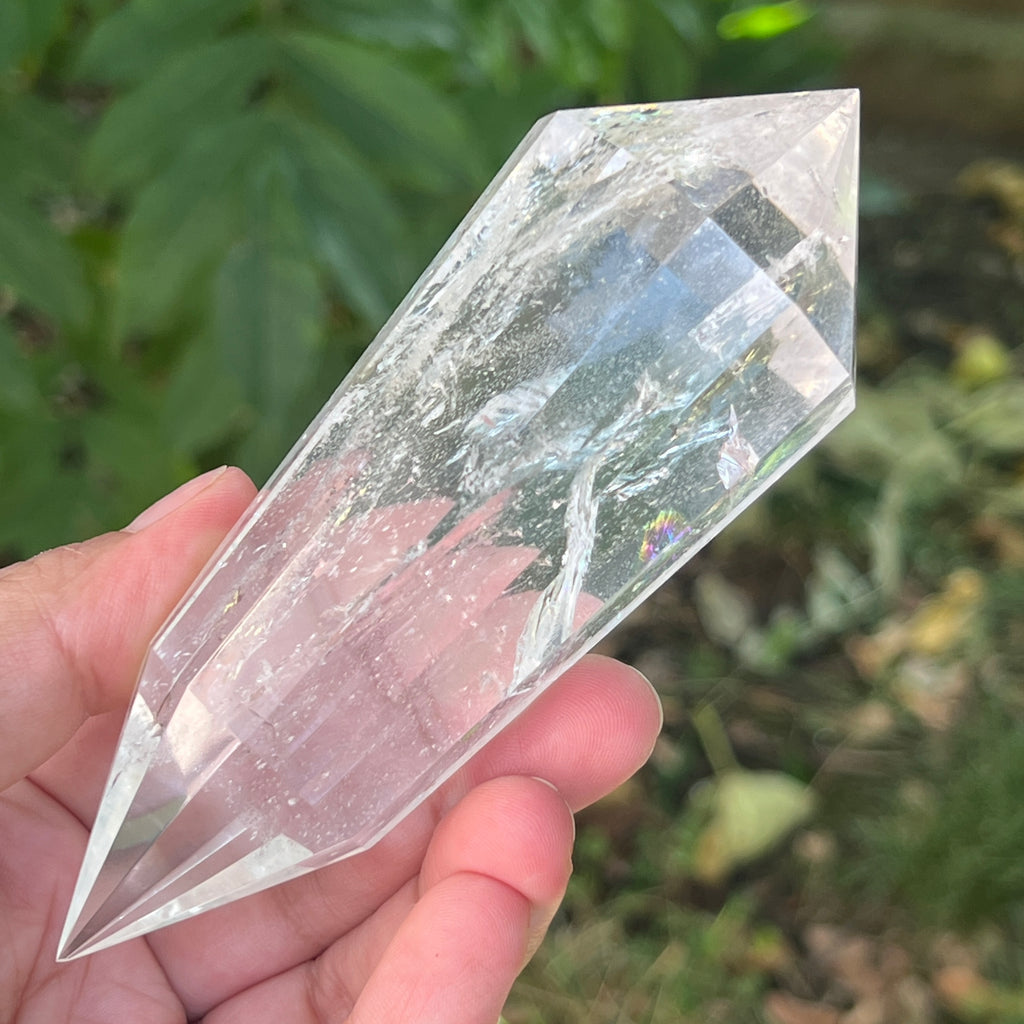 Bagheta cuart vogel, 12 fete, Brazilia model 21, pietre semipretioase - druzy.ro 14 