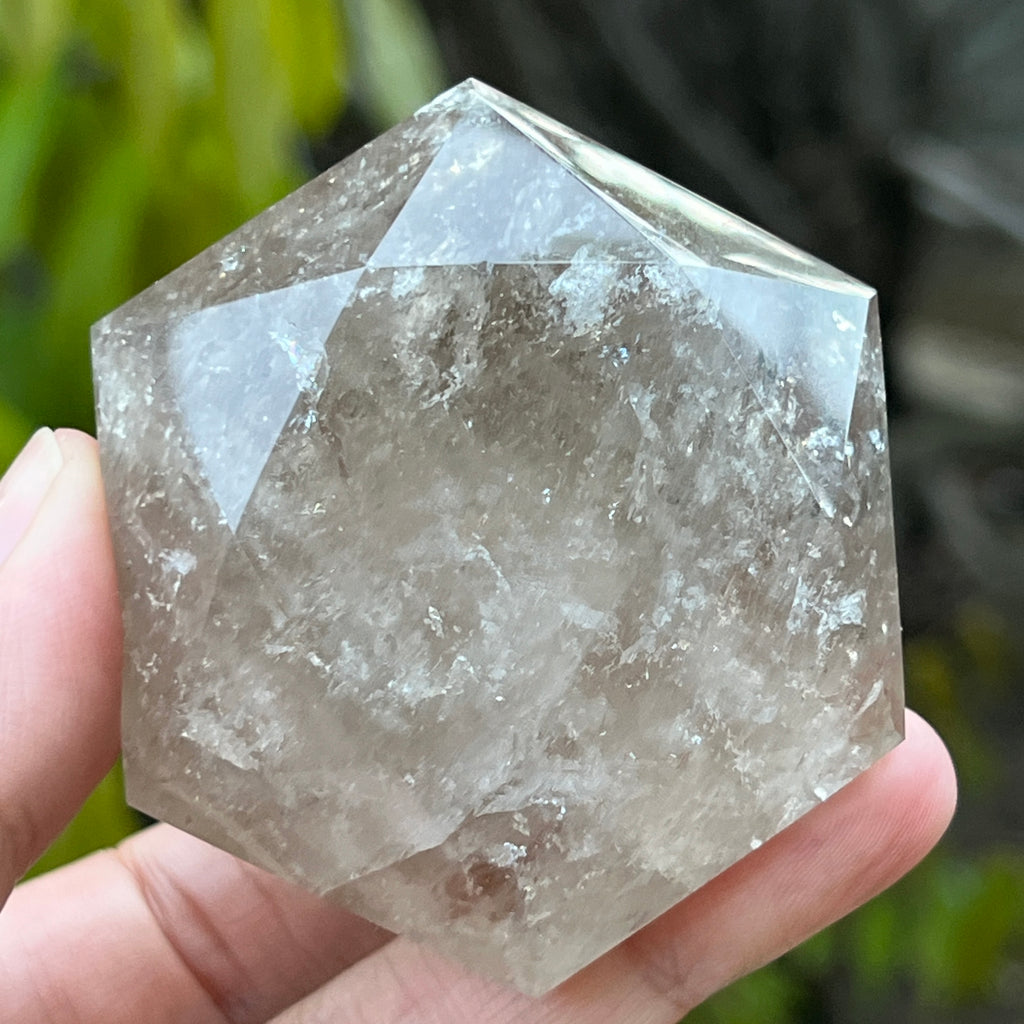Cuart fumuriu forma diamant model 5, pietre semipretioase - druzy.ro 3 