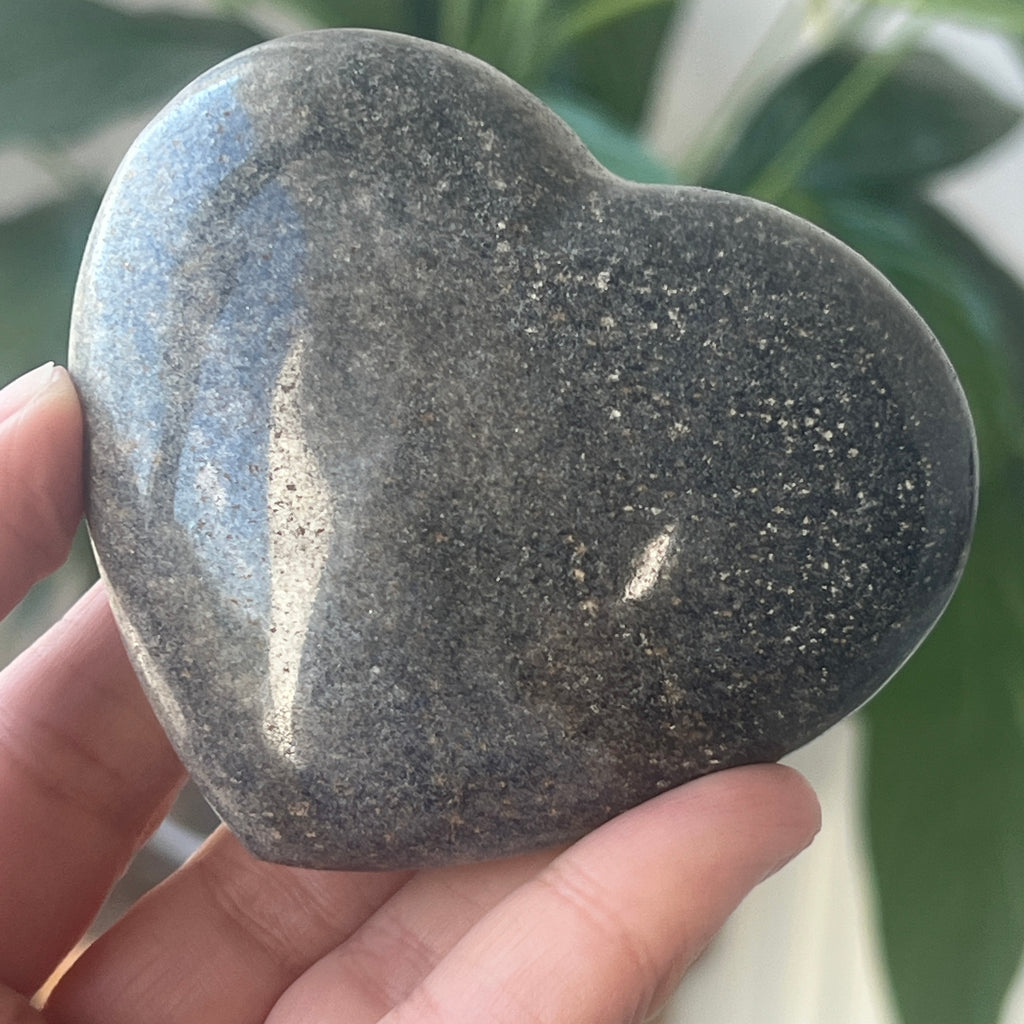 Inima lazulit din Madagascar | Model 4, pietre semipretioase - druzy.ro 2 