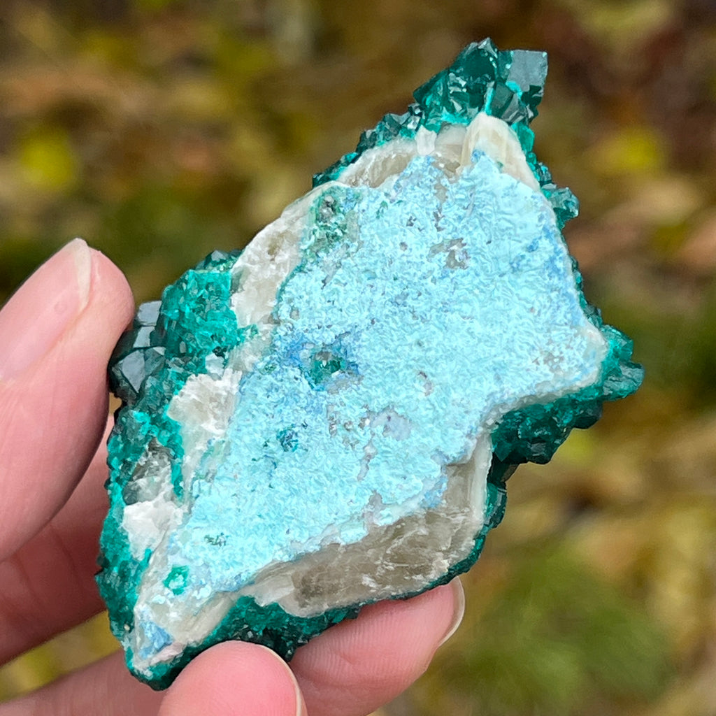 Dioptaz cluster din Congo model 7, pietre semipretioase - druzy.ro 10 