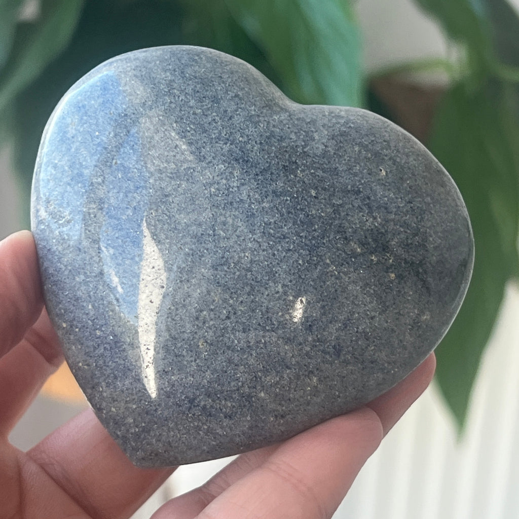 Inima lazulit din Madagascar | Model 5, pietre semipretioase - druzy.ro 2 