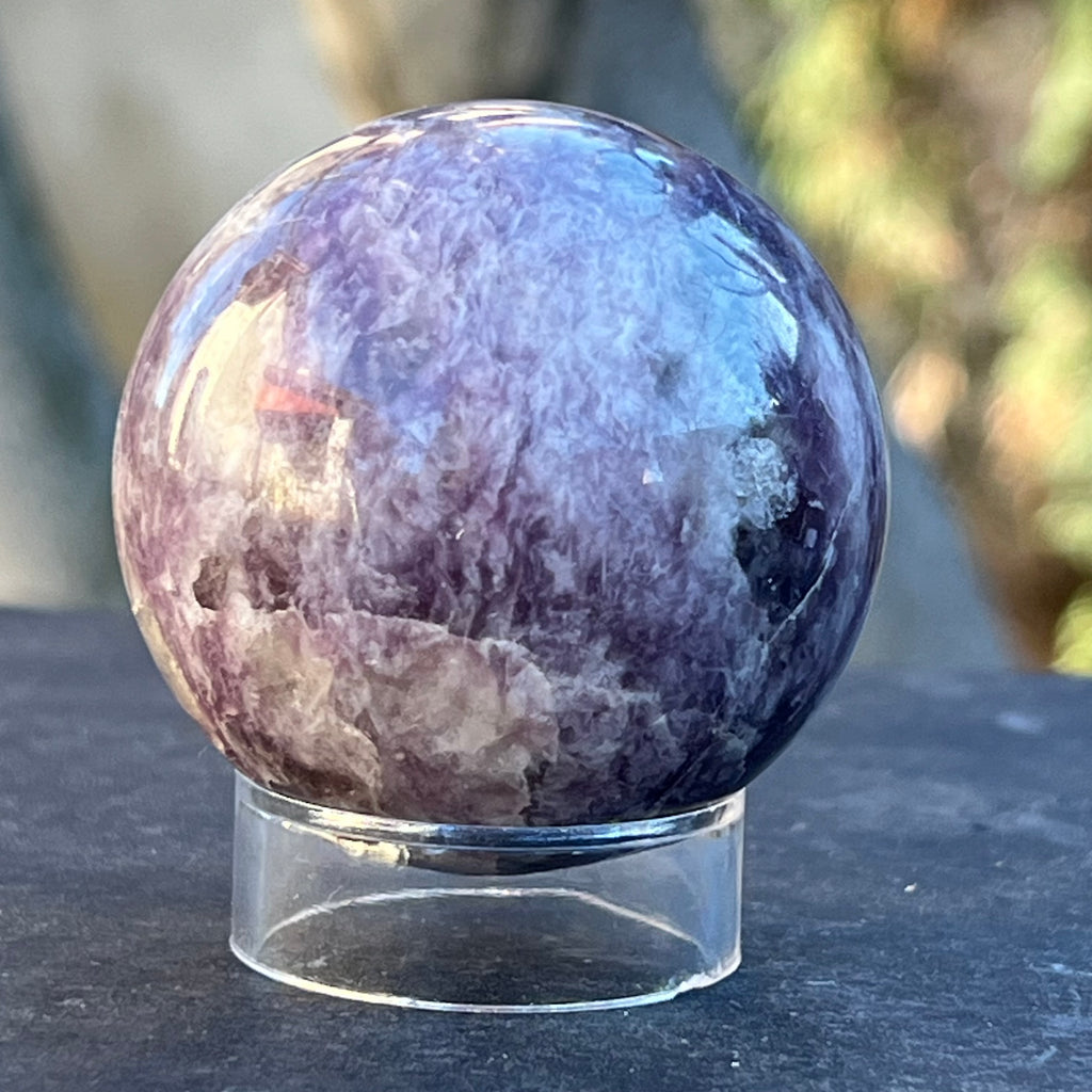 Lepidolit sfera model 8, druzy.ro, cristale 4