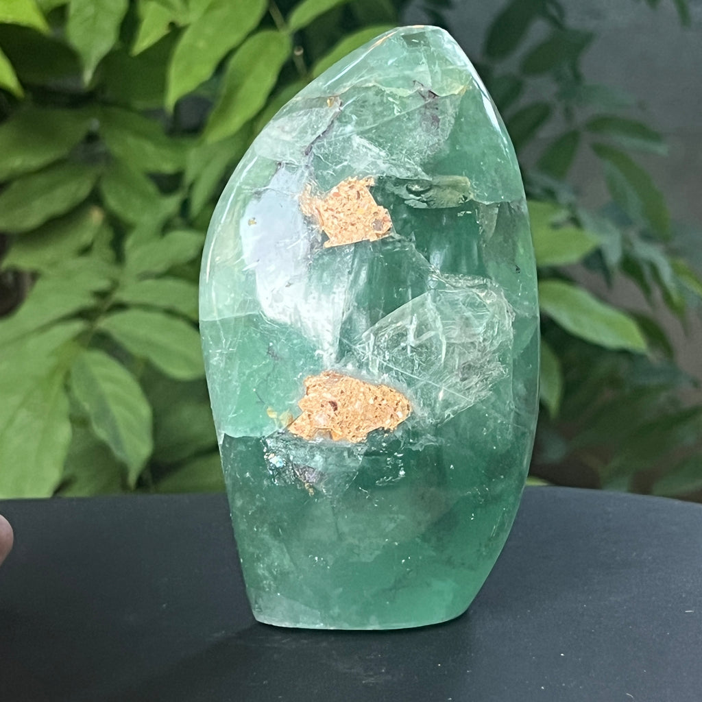 Fluorit verde structura forma libera model 8, pietre semipretioase - druzy.ro 2 