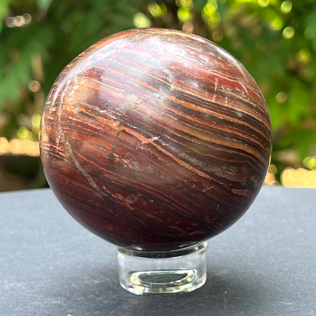 Sfera jasp rosu din Zimbabwe m2, pietre semipretioase - druzy.ro 6 