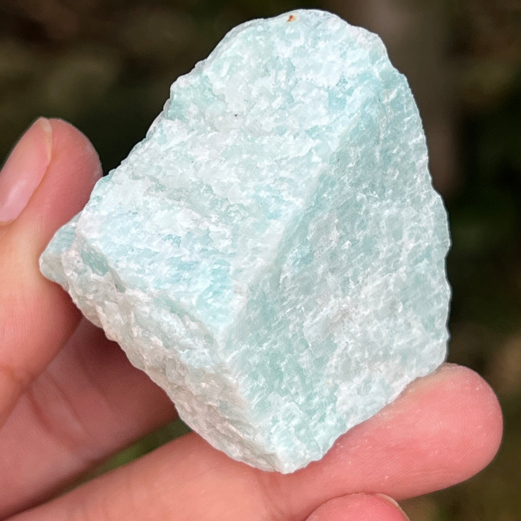 Amazonit piatra bruta din Brazilia model 7, pietre semipretioase - druzy.ro 1 