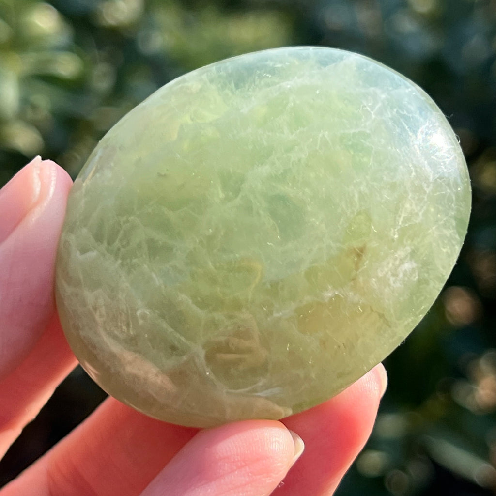 Palmstone fluorit verde model 13, din Madagascar, druzy.ro, cristale 1