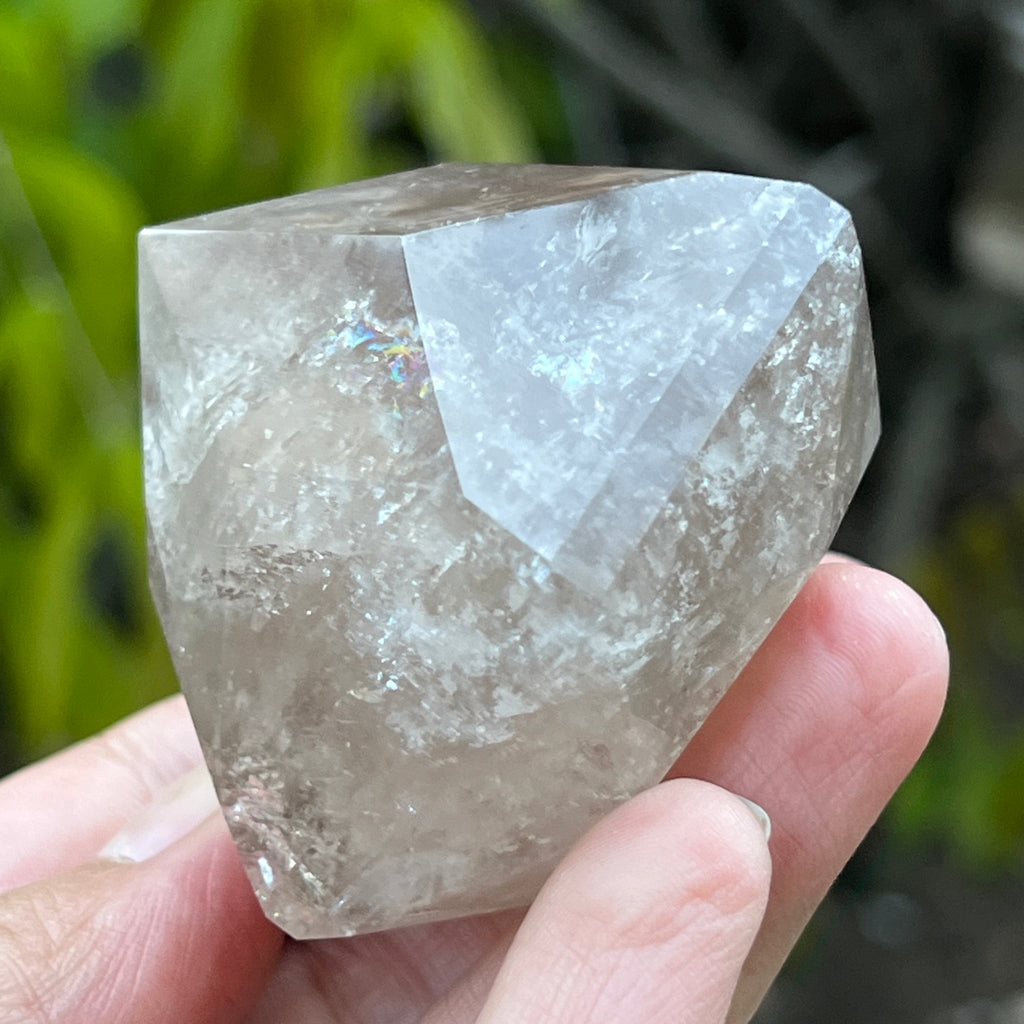 Cuart fumuriu forma diamant model 5, pietre semipretioase - druzy.ro 2 