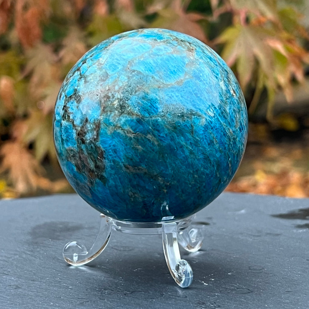 Apatit sfera m1, 6.8 cm, druzy.ro, cristale 5