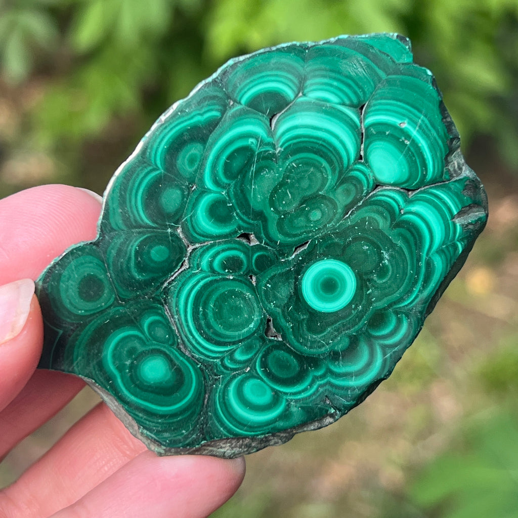 Felie malachit | Model 2, pietre semipretioase - druzy.ro 1 