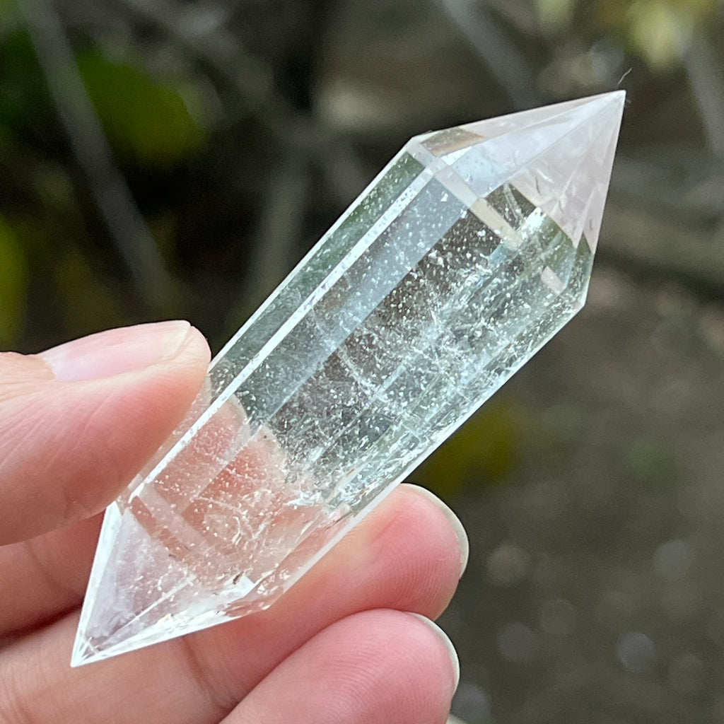Bagheta cuart vogel, 12 fete, Brazilia model 14, pietre semipretioase - druzy.ro 2 