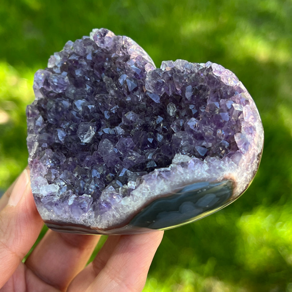 Inima ametist model 8, pietre semipretioase - druzy.ro 6 