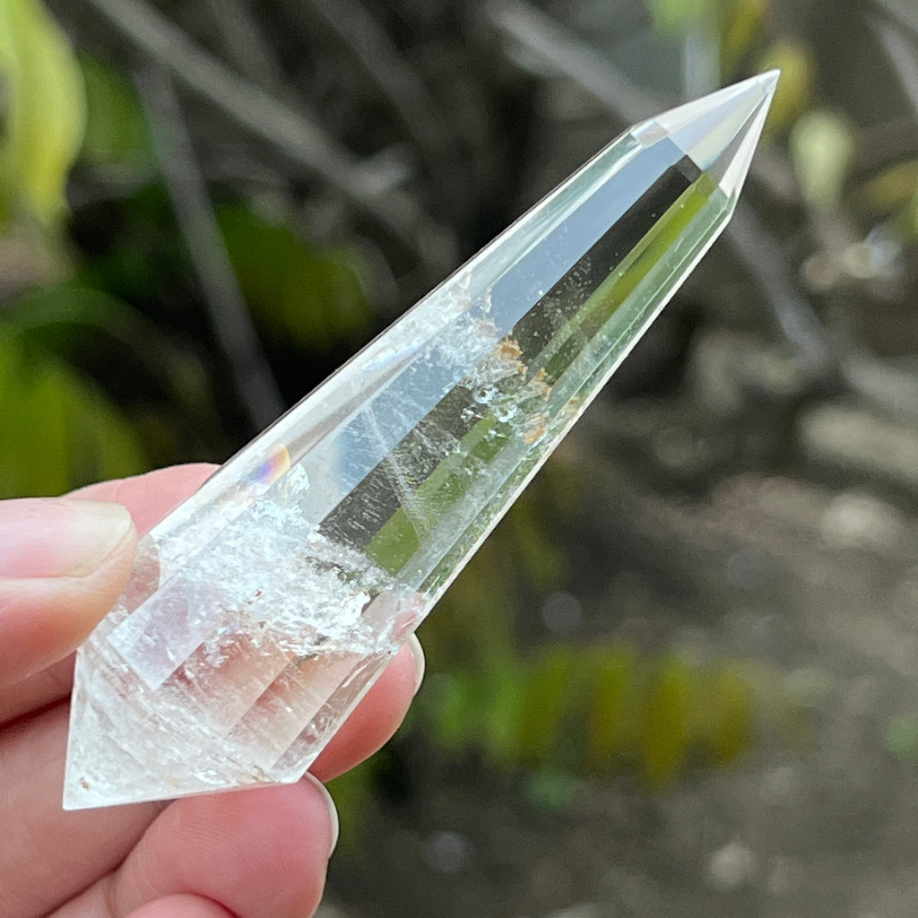 Bagheta cuart vogel, 12 fete, Brazilia model 13, pietre semipretioase - druzy.ro 6 