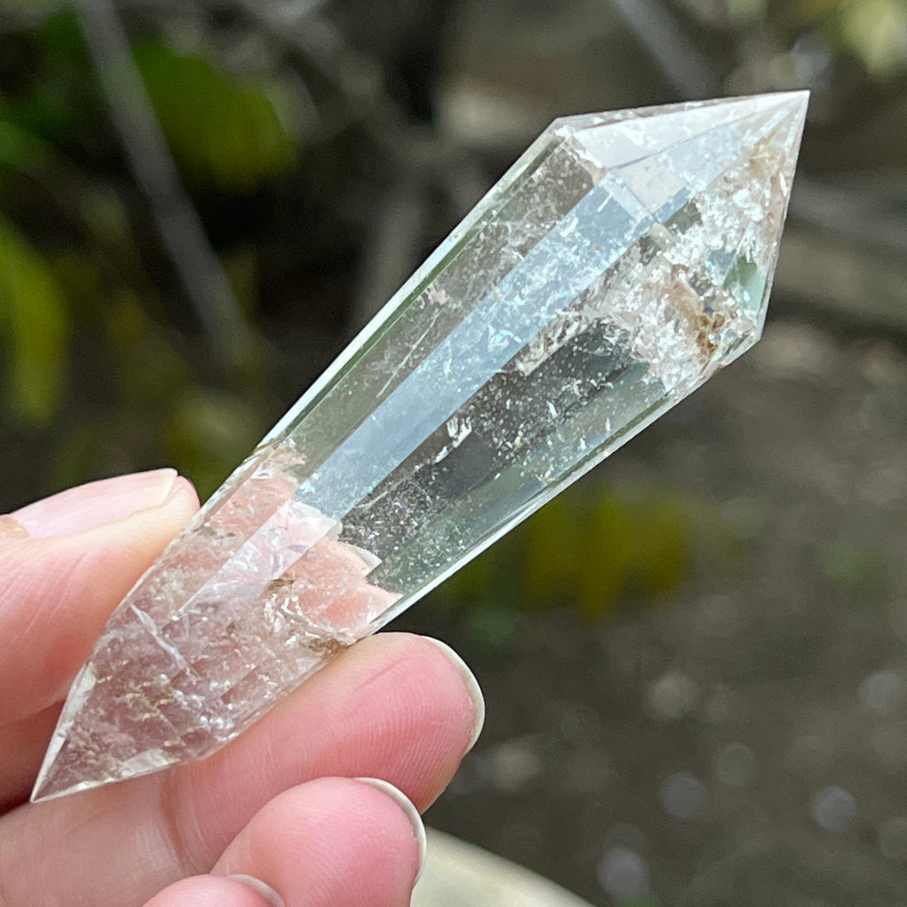 Bagheta cuart vogel, 12 fete, Brazilia model 15, pietre semipretioase - druzy.ro 2 