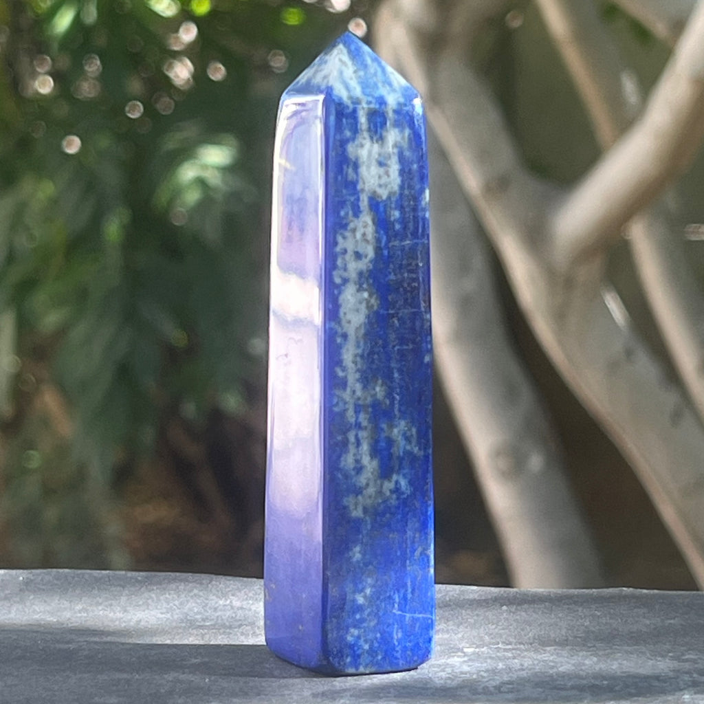Turn/obelisc lapis lazuli m9, druzy.ro, cristale 4
