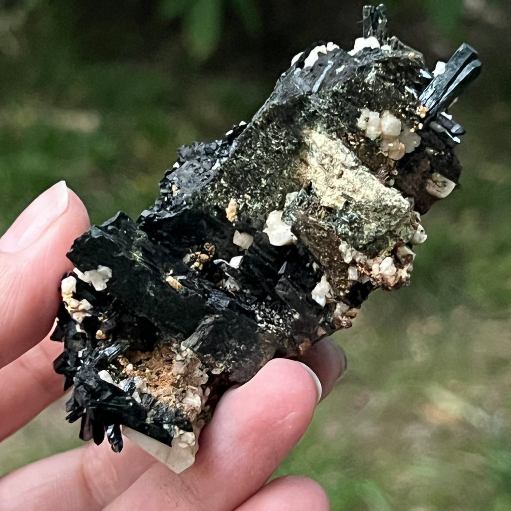 Cluster egirin cuart fumuriu/negru Zomba m22, pietre semipretioase - druzy.ro 4 