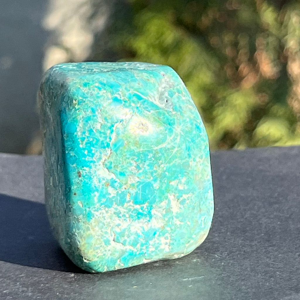 Shattuckite forma libera/palmstone m9, druzy.ro, cristale 1