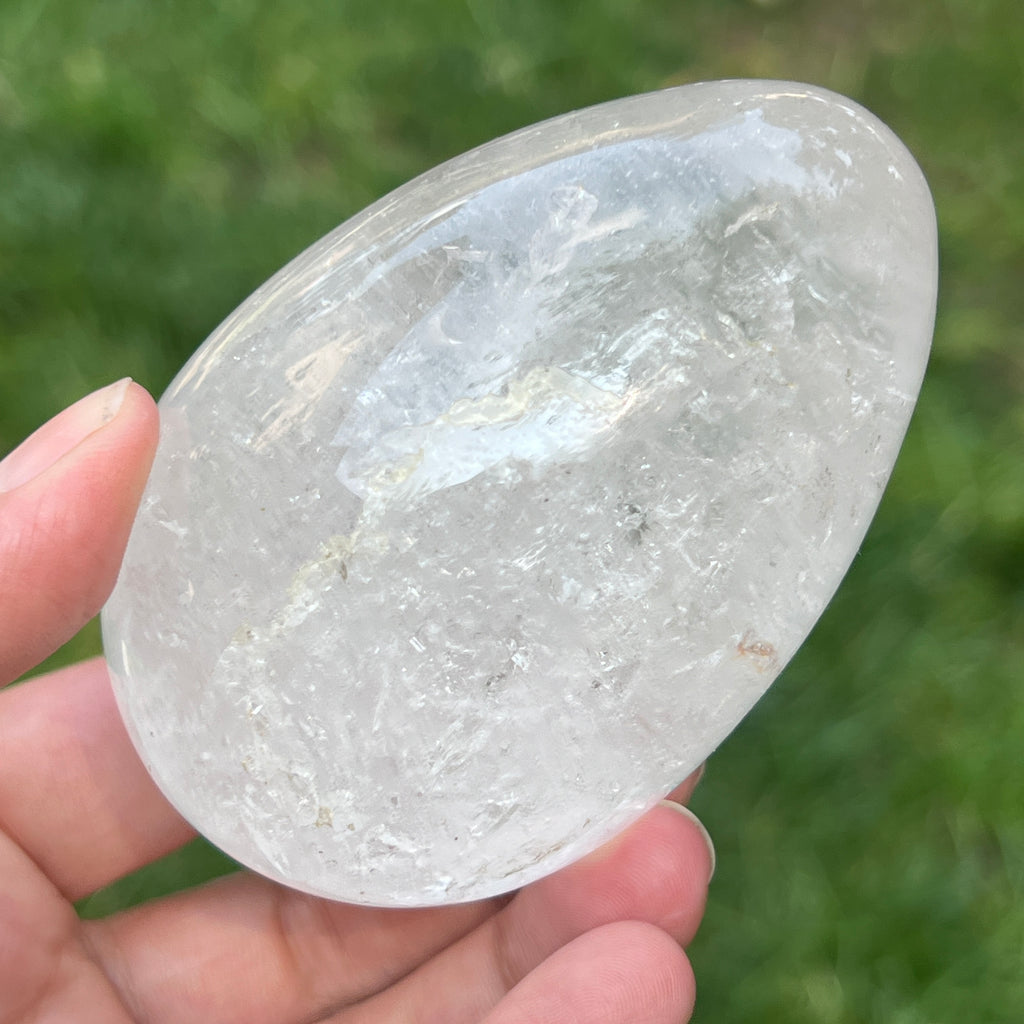 Ou din cuart de stanca/cristal incolor m2, pietre semipretioase - druzy.ro 2 