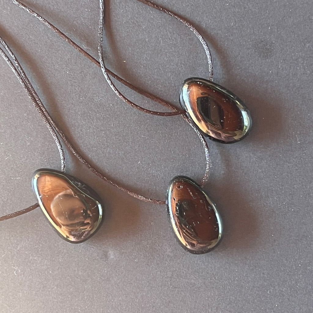 Colier pandantiv turmalina neagra DROP, pietre semipretioase - druzy.ro 3 