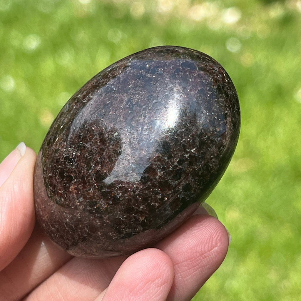 Granat palmstone model 3, pietre semipretioase - druzy.ro 4 