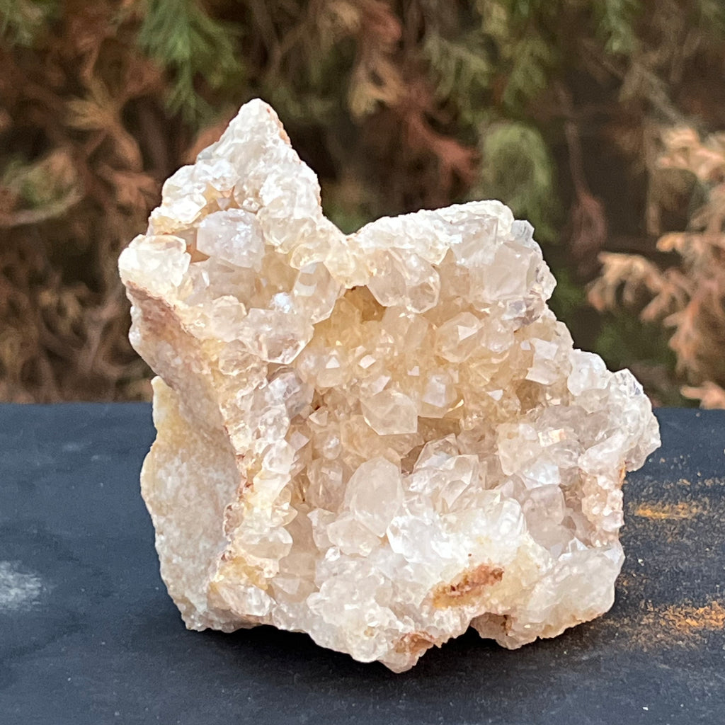 Cluster felie cuart incolor cristal de stanca din Zambia model 5, druzy.ro, cristale 10