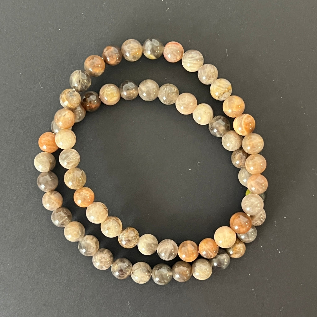 Bratara agat gri sfere 6 mm, pietre semipretioase - druzy.ro 3 