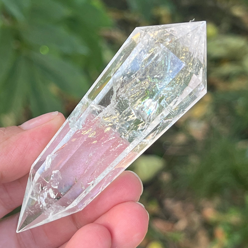 Bagheta cuart vogel, 12 fete, Brazilia model 31, pietre semipretioase - druzy.ro 3 