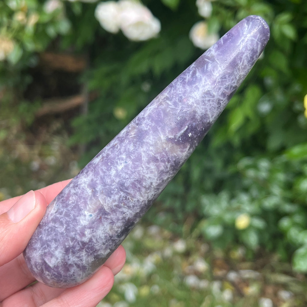 Bagheta Lepidolit din Madagascar m2, pietre semipretioase - druzy.ro 1 