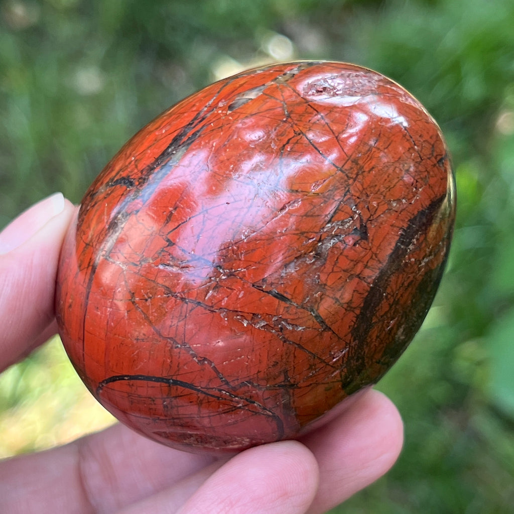 Ou jasp rosu din Zimbabwe model 9, pietre semipretioase - druzy.ro 7 