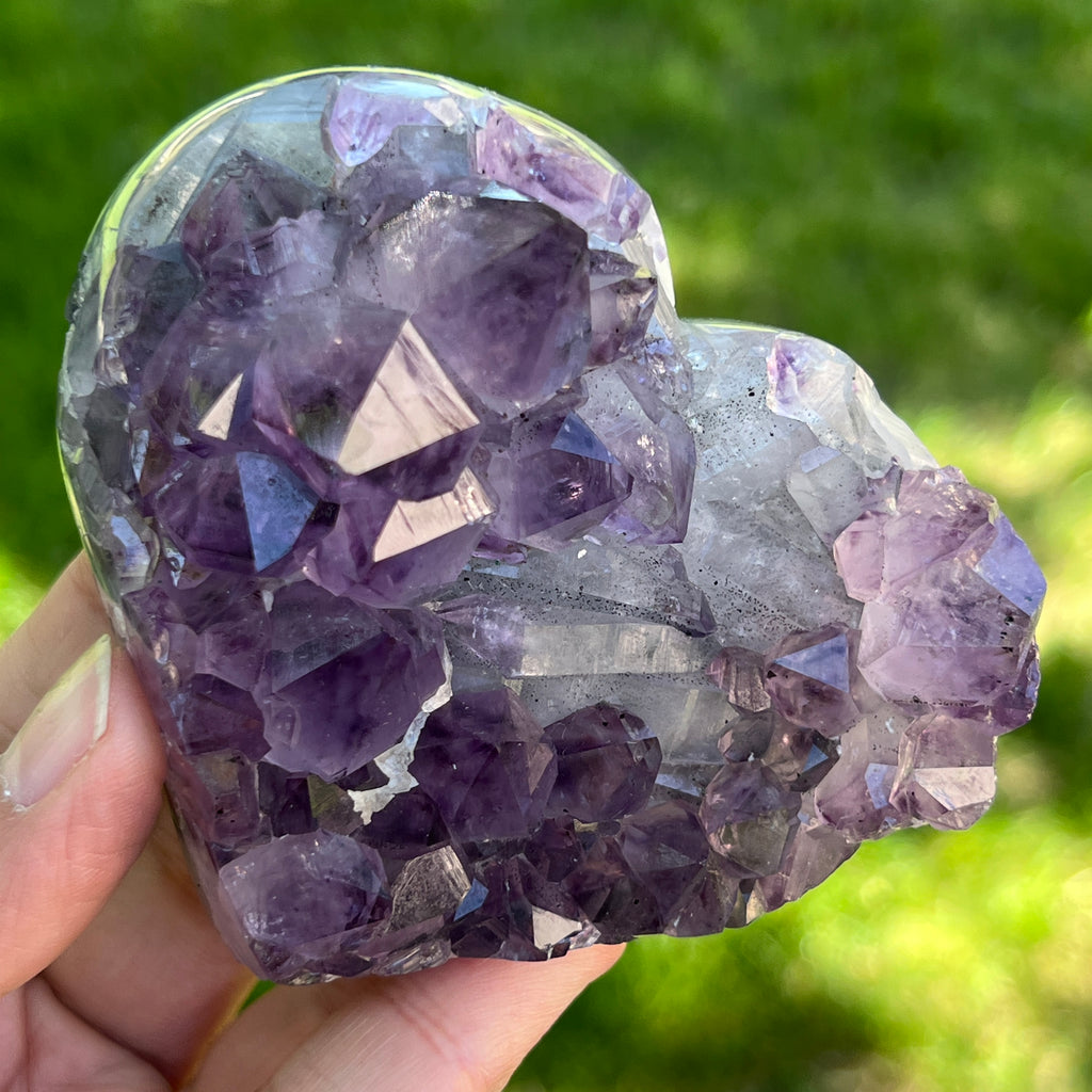 Inima ametist model 11, pietre semipretioase - druzy.ro 1 