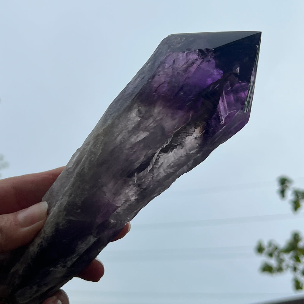 Varf ametist Bahia XL model 4, calitatate AAA, pietre semipretioase - druzy.ro 7 