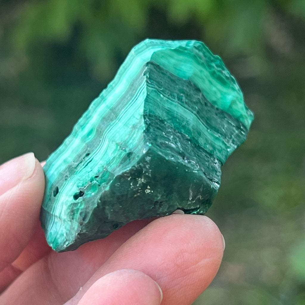 Malachit piatra bruta | Model 5, pietre semipretioase - druzy.ro 1 