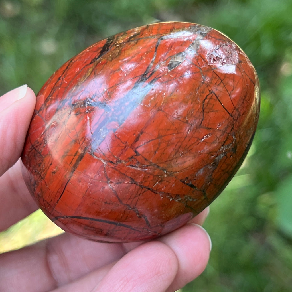 Ou jasp rosu din Zimbabwe model 9, pietre semipretioase - druzy.ro 6 