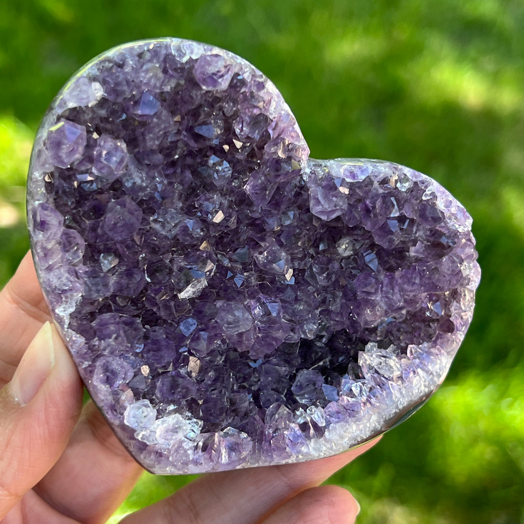 Inima ametist model 8, pietre semipretioase - druzy.ro 2 