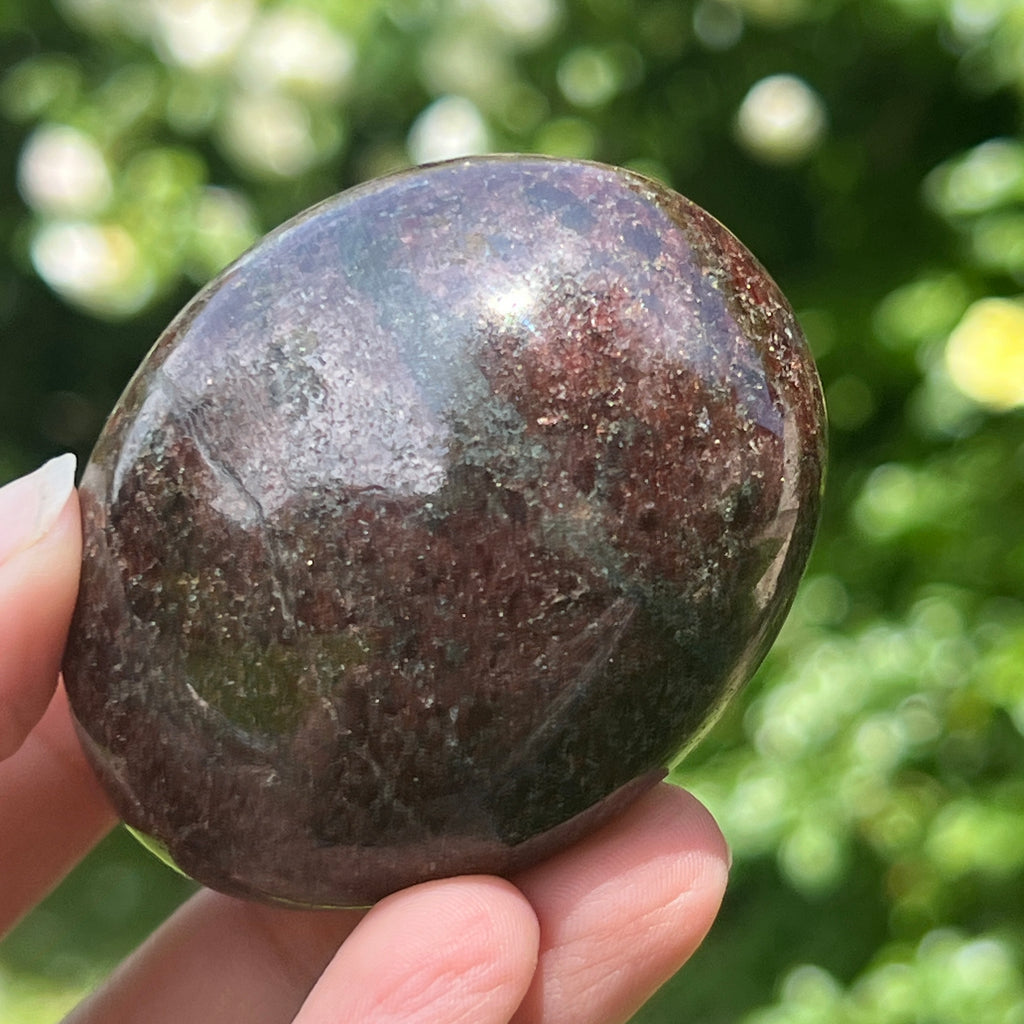 Granat palmstone model 16, pietre semipretioase - druzy.ro 2 