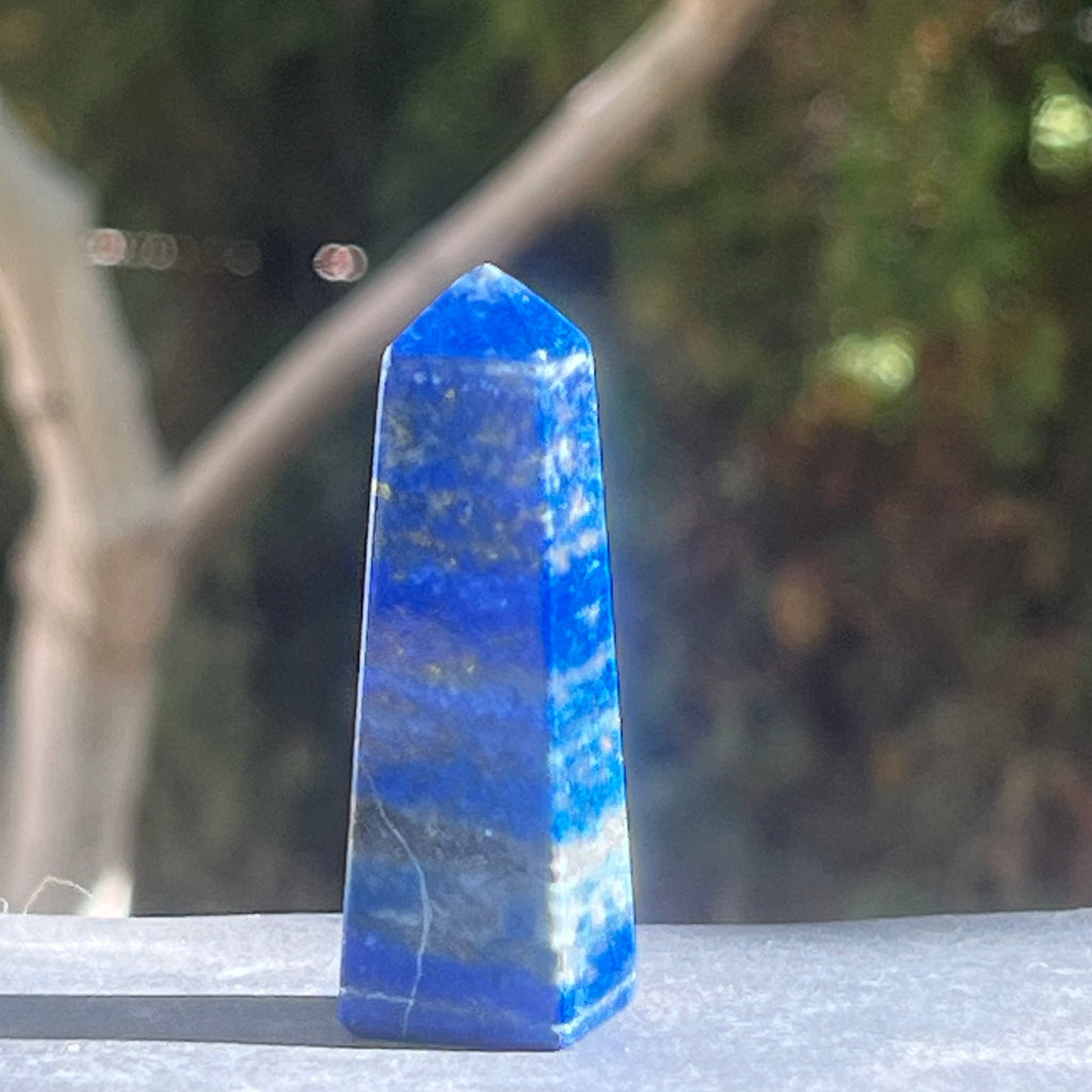 Turn/obelisc lapis lazuli mini m1, druzy.ro, cristale 1