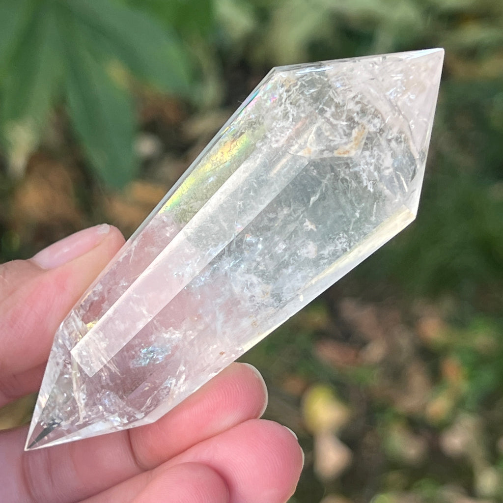 Bagheta cuart vogel, 12 fete, Brazilia model 32, pietre semipretioase - druzy.ro 5 
