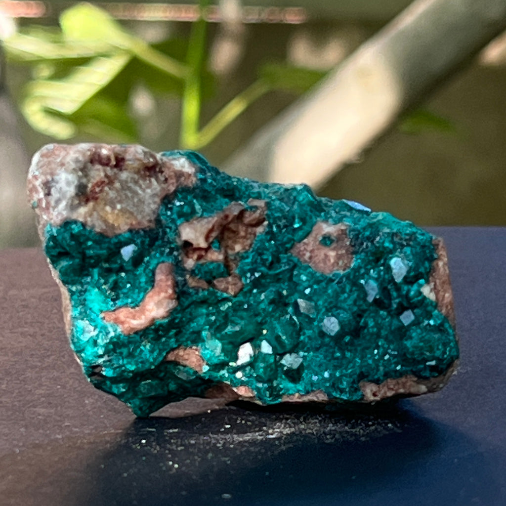 Dioptaz cluster din Congo model 16, pietre semipretioase - druzy.ro 1 