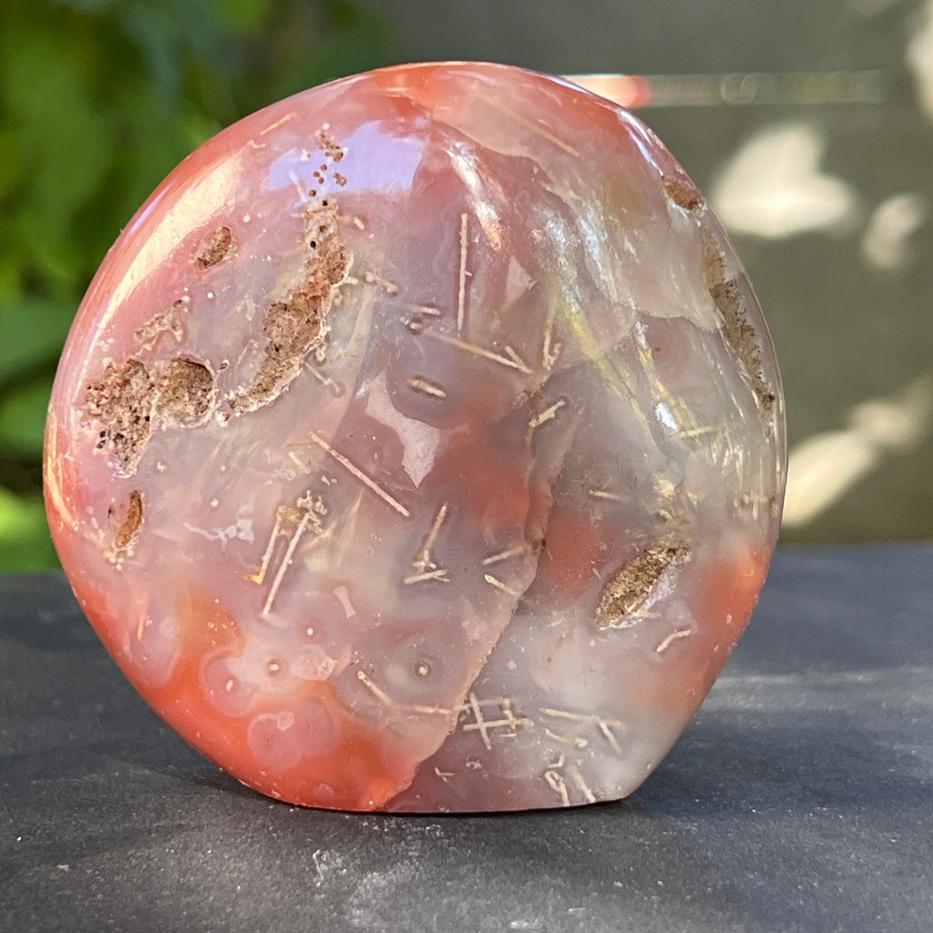 Sculptura agat de Botswana, agat river, unicat | Model 9, pietre semipretioase - druzy.ro 2 