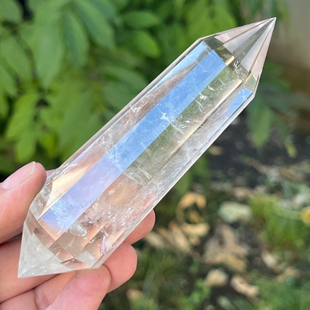Bagheta cuart vogel, 12 fete, Brazilia model 14, pietre semipretioase - druzy.ro 4 
