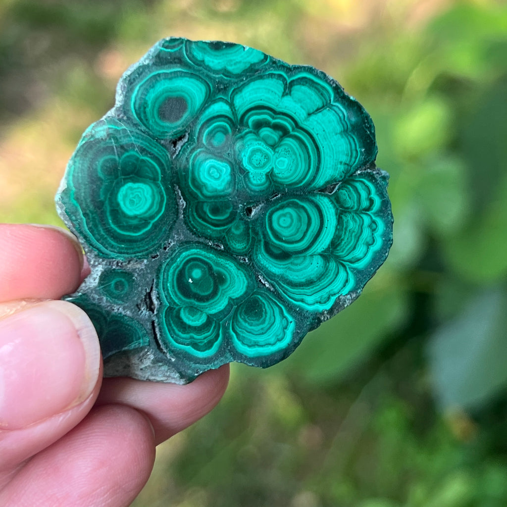Felie malachit | Model 12, pietre semipretioase - druzy.ro 1 