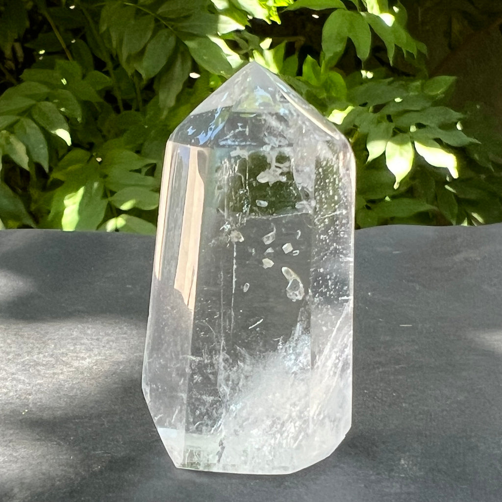 Obelisc/varf cuart de stanca/cuart incolor mini m9, druzy.ro, cristale 2