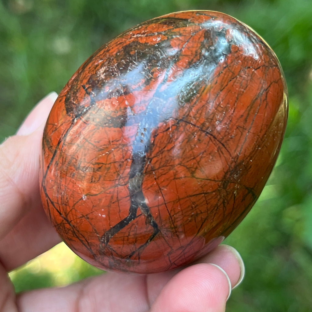 Ou jasp rosu din Zimbabwe model 9, pietre semipretioase - druzy.ro 10 