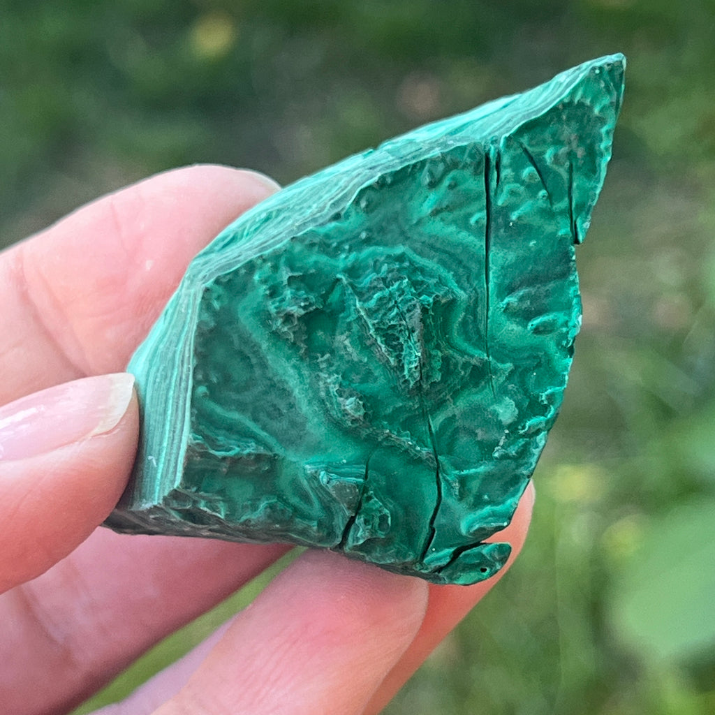 Malachit piatra bruta | Model 10, pietre semipretioase - druzy.ro 2 