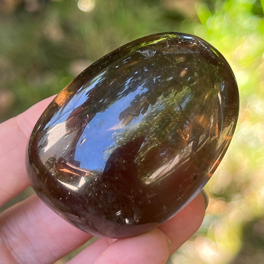 Palmstone cuart fumuriu unicat, model 4, pietre semipretioase - druzy.ro 2 