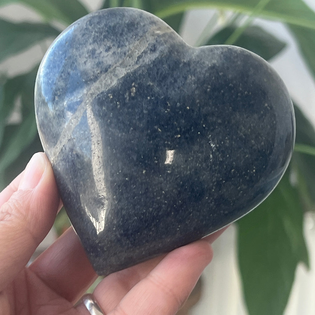 Inima lazulit din Madagascar | Model 8, pietre semipretioase - druzy.ro 4 