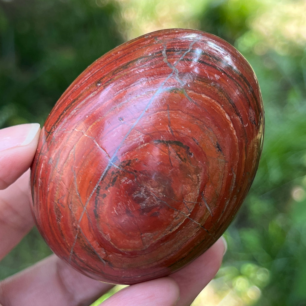 Ou jasp rosu din Zimbabwe model 5, pietre semipretioase - druzy.ro 1 