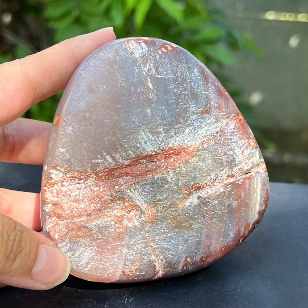 Nodul agat de Botswana, agat river, unicat | Model XL1, pietre semipretioase - druzy.ro 4 