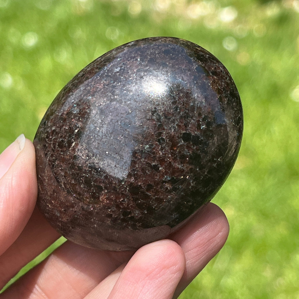 Granat palmstone model 3, pietre semipretioase - druzy.ro 5 