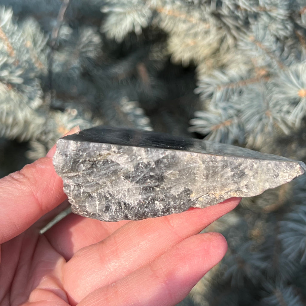 Labradorit piatra bruta polisata pe o fata din Madagascar model 4, druzy.ro, cristale 6