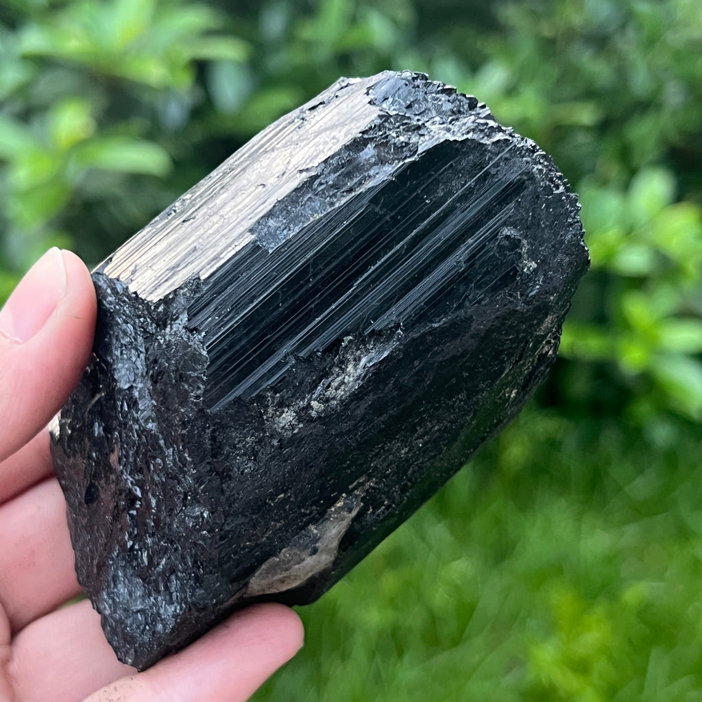 Turmalina neagra piatra bruta L15, pietre semipretioase - druzy.ro 4 